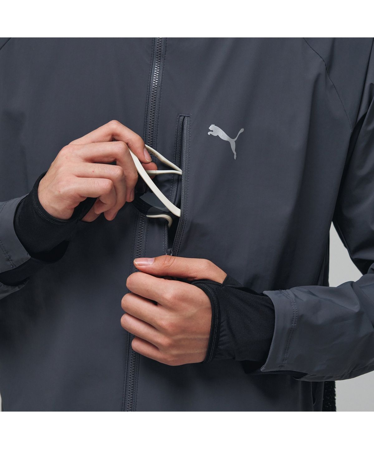 푸마(PUMA) 폴라텍 러닝 자켓 M Hybrid Running Jacket (52971701)