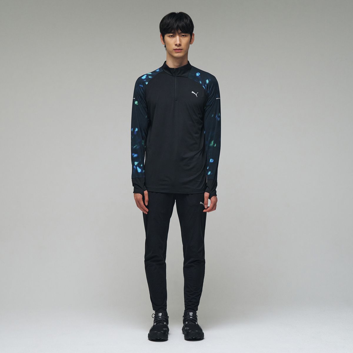 푸마(PUMA) M 러닝 하프집업 티 M Running Half-Zip Tee (52950001)