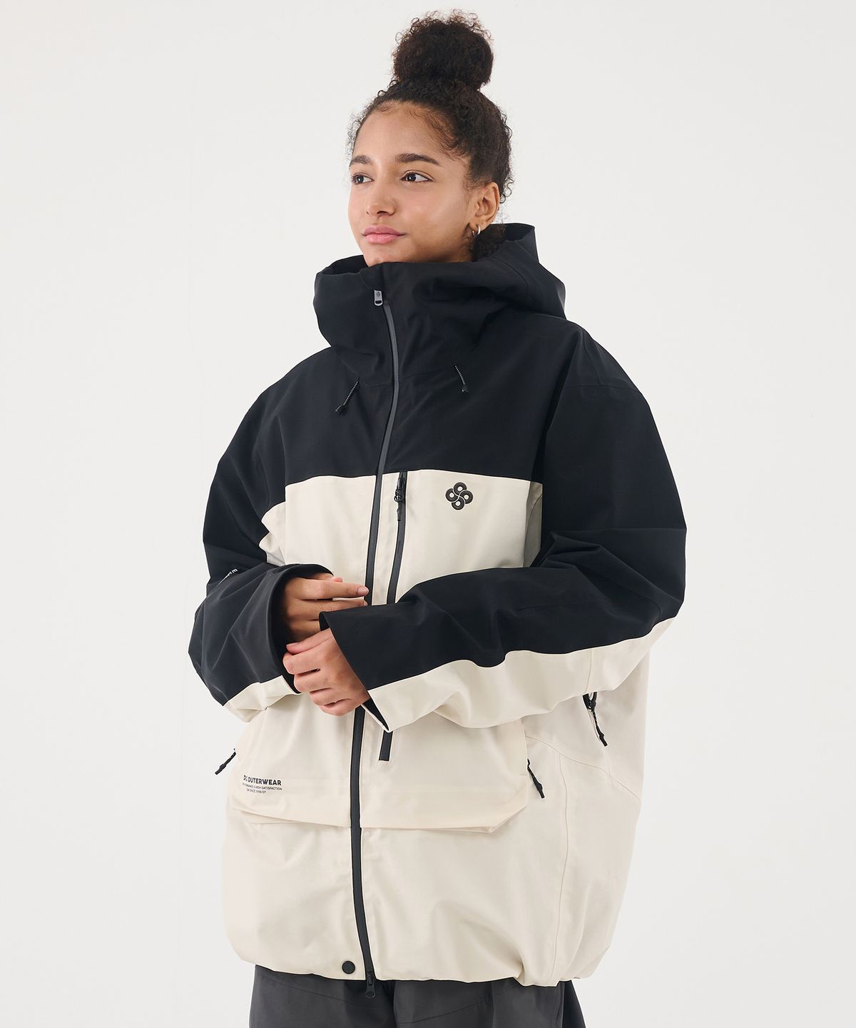 돌아우터웨어(DOLL OUTERWEAR) 2526 3L 시마 자켓 BLACK 남녀공용