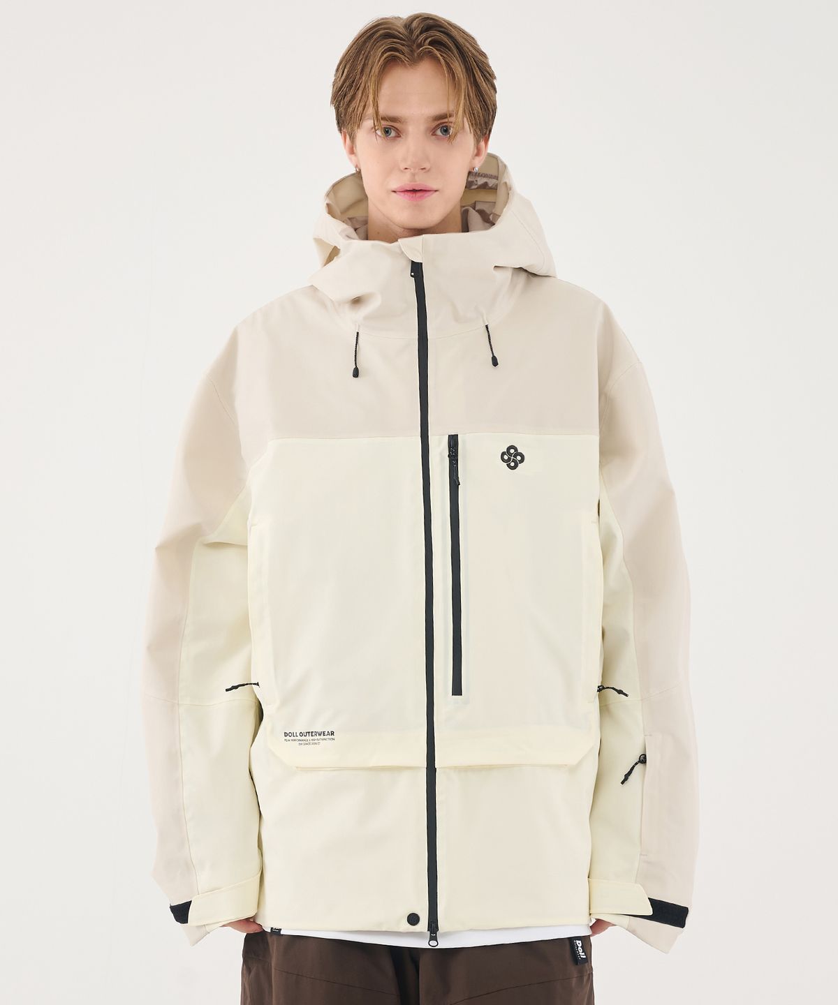 돌아우터웨어(DOLL OUTERWEAR) 2526 3L 시마 자켓 IVORY 남녀공용