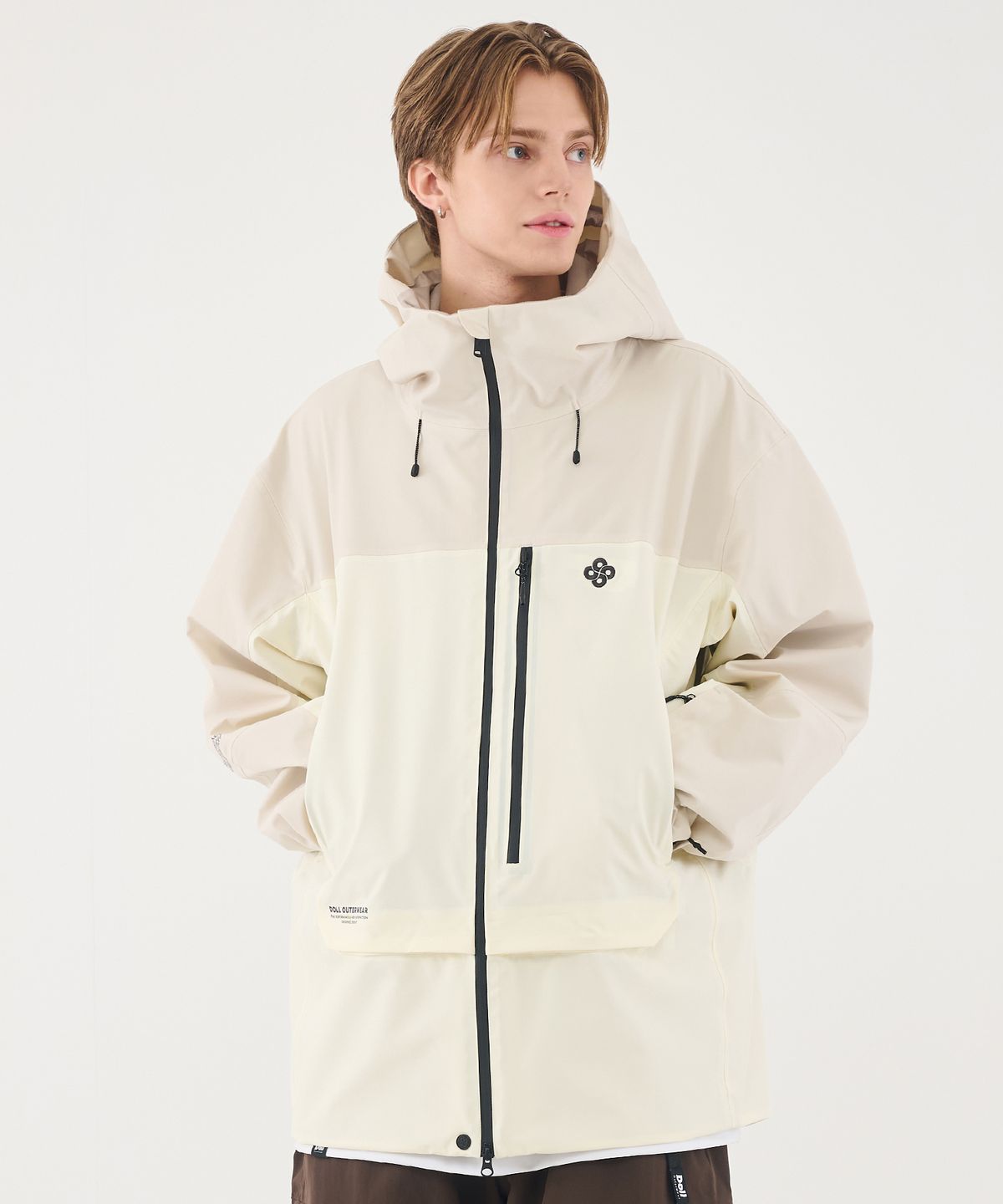 돌아우터웨어(DOLL OUTERWEAR) 2526 3L 시마 자켓 IVORY 남녀공용