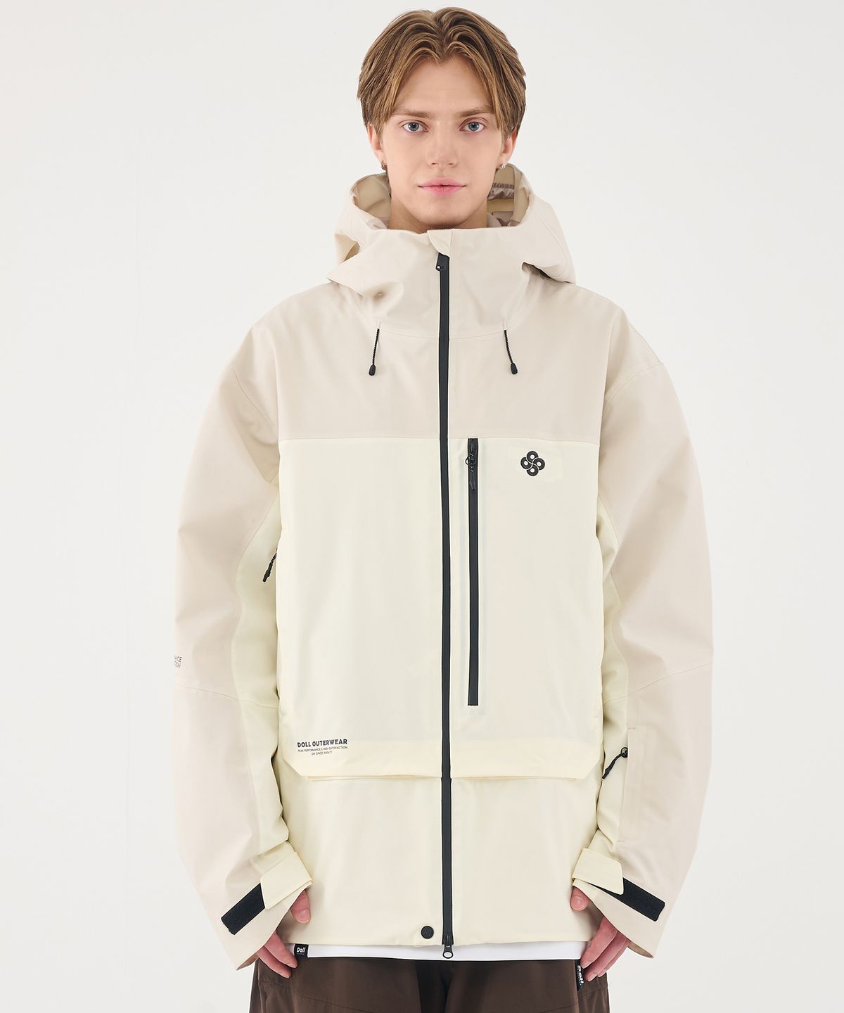 돌아우터웨어(DOLL OUTERWEAR) 2526 3L 시마 자켓 IVORY 남녀공용