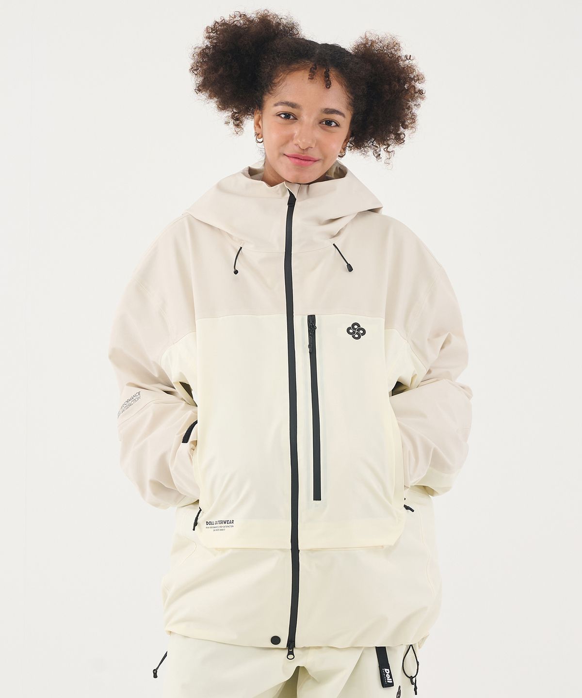 돌아우터웨어(DOLL OUTERWEAR) 2526 3L 시마 자켓 IVORY 남녀공용