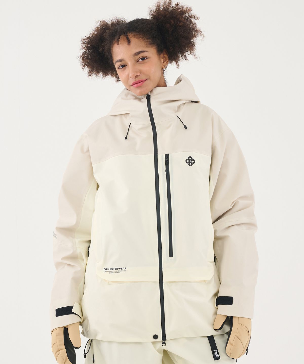 돌아우터웨어(DOLL OUTERWEAR) 2526 3L 시마 자켓 IVORY 남녀공용