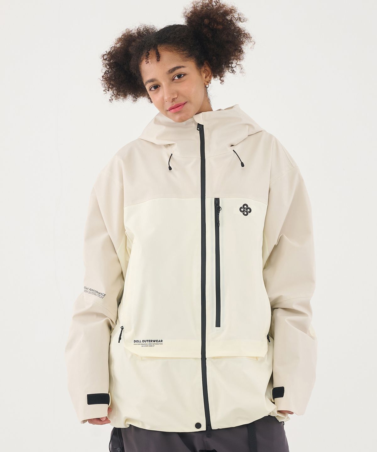 돌아우터웨어(DOLL OUTERWEAR) 2526 3L 시마 자켓 IVORY 남녀공용