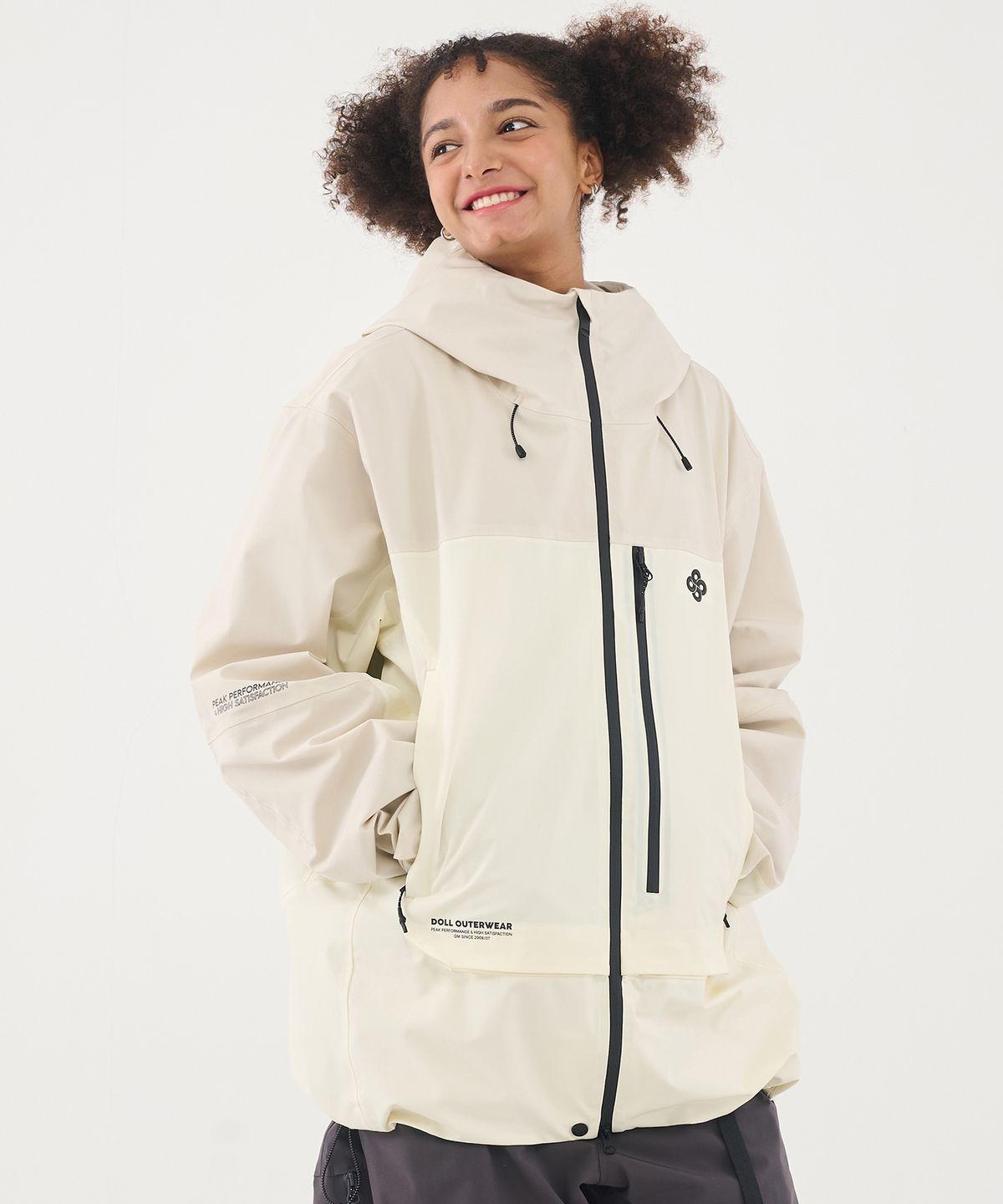 돌아우터웨어(DOLL OUTERWEAR) 2526 3L 시마 자켓 IVORY 남녀공용