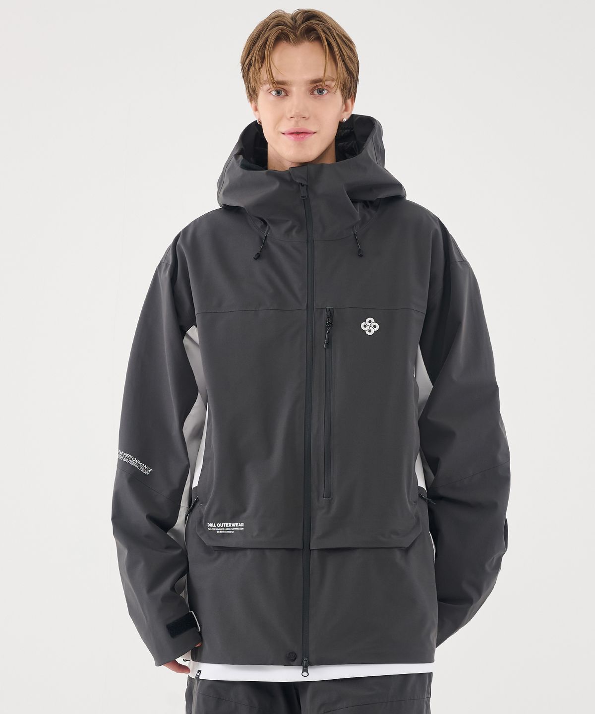 돌아우터웨어(DOLL OUTERWEAR) 2526 3L 시마 자켓 CHACOAL 남녀공용