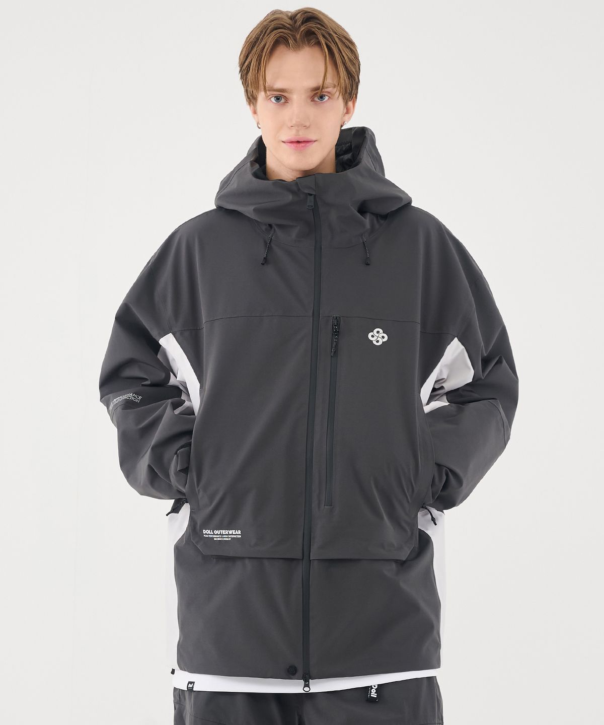 돌아우터웨어(DOLL OUTERWEAR) 2526 3L 시마 자켓 CHACOAL 남녀공용