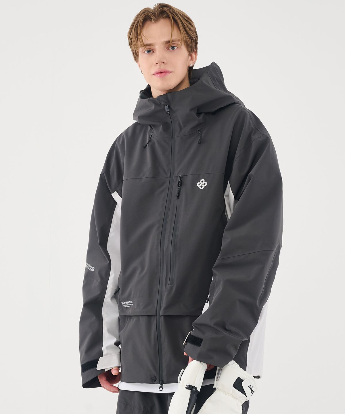 돌아우터웨어(DOLL OUTERWEAR) 2526 3L 시마 자켓 CHACOAL 남녀공용