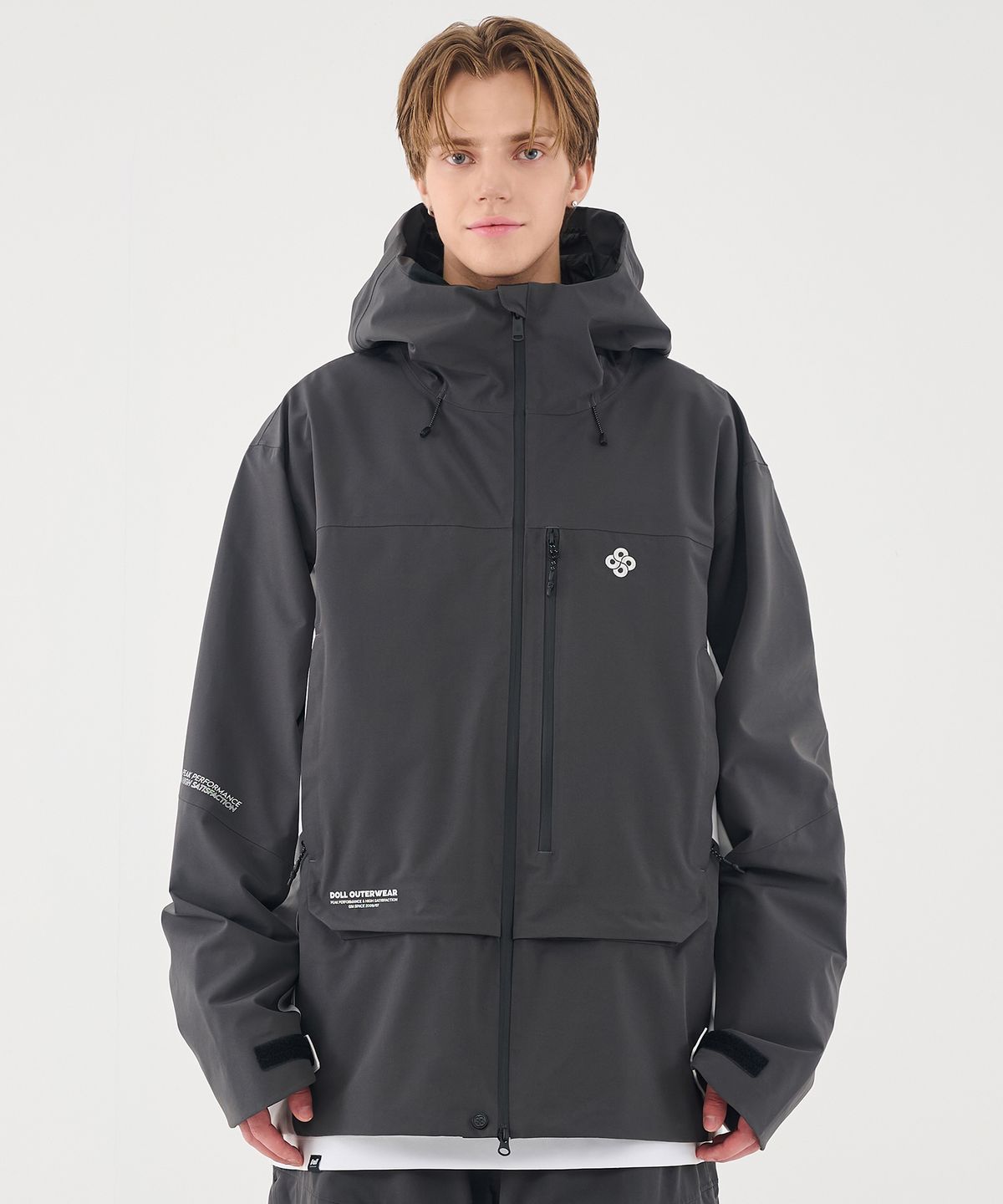 돌아우터웨어(DOLL OUTERWEAR) 2526 3L 시마 자켓 CHACOAL 남녀공용