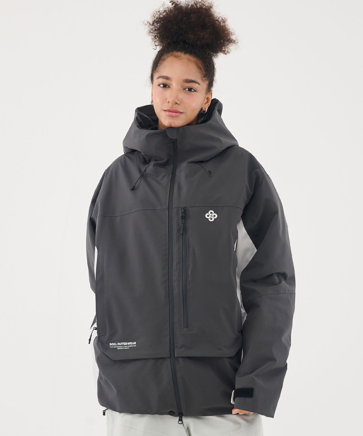 돌아우터웨어(DOLL OUTERWEAR) 2526 3L 시마 자켓 CHACOAL 남녀공용
