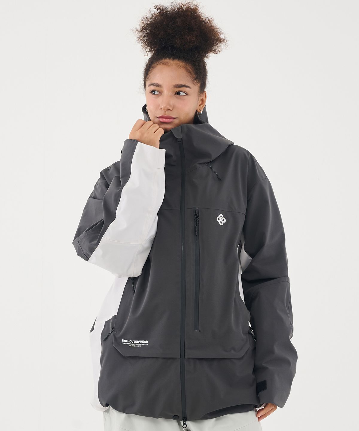 돌아우터웨어(DOLL OUTERWEAR) 2526 3L 시마 자켓 CHACOAL 남녀공용