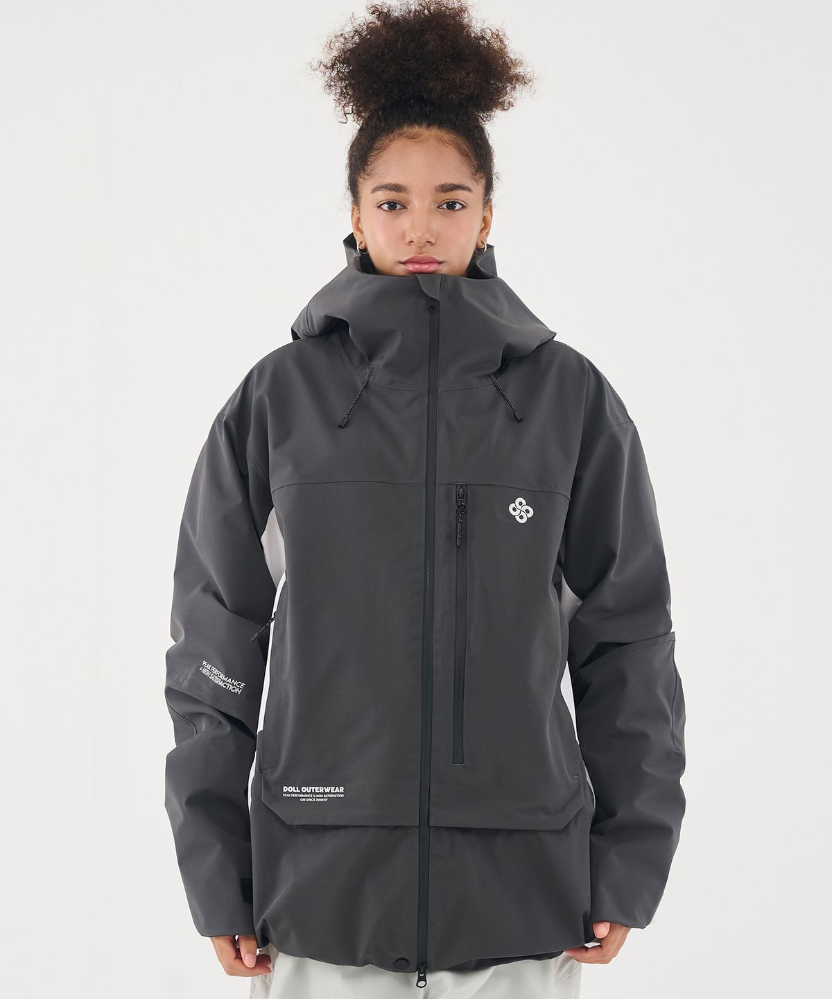 돌아우터웨어(DOLL OUTERWEAR) 2526 3L 시마 자켓 CHACOAL 남녀공용