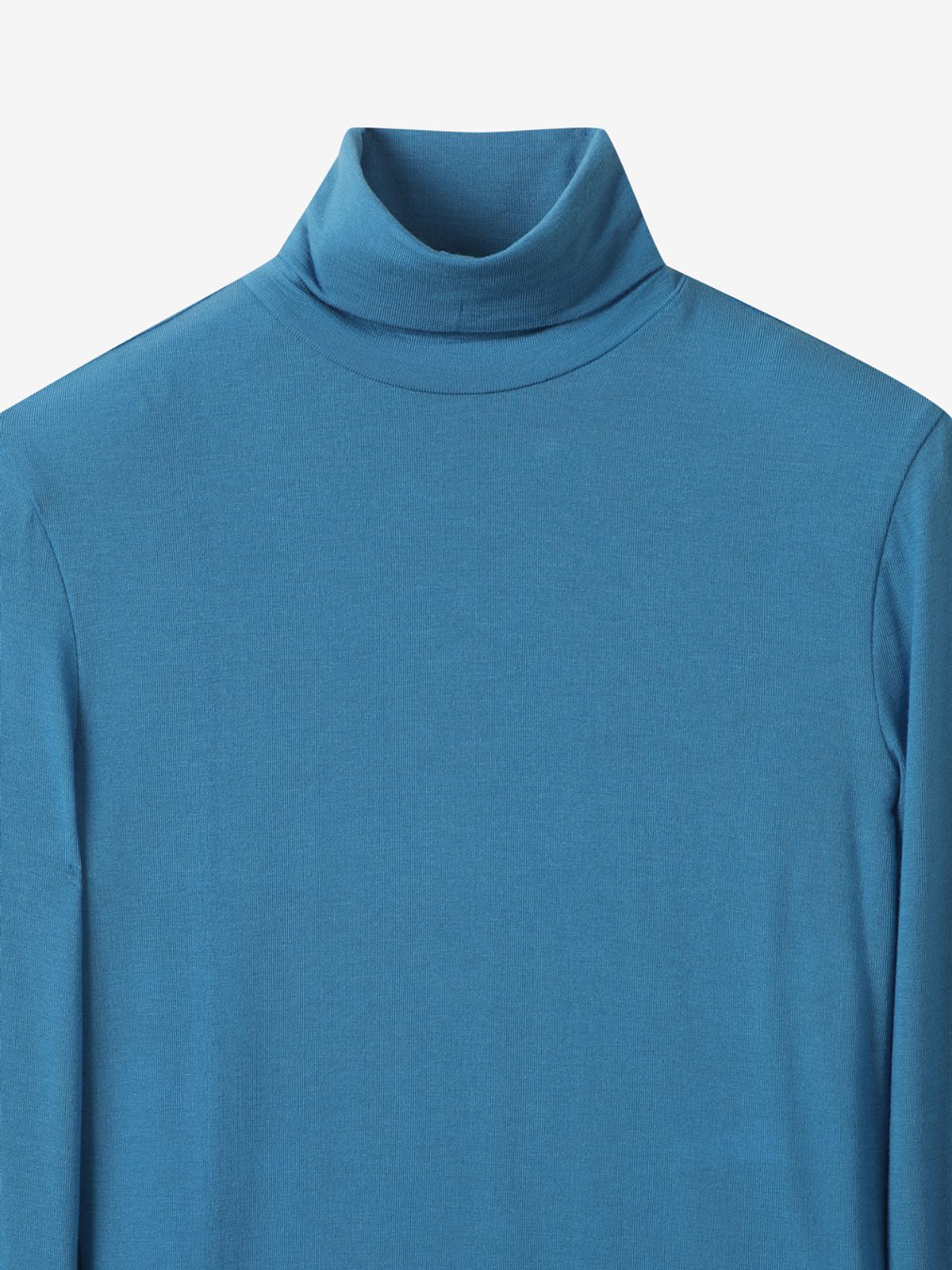 엘유브이엠(LUVM) BASIC TURTLENECK TOP_BLUE