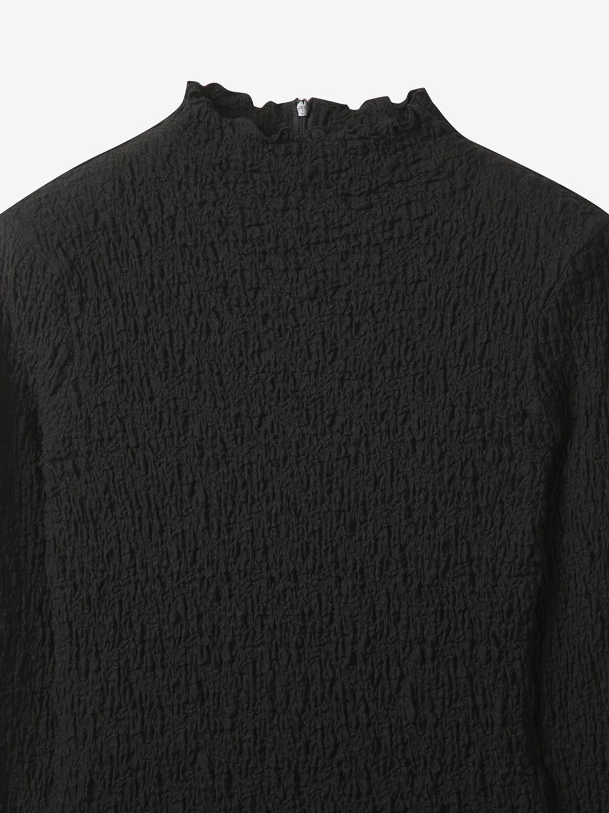 엘유브이엠(LUVM) BASIC HIGH-NECK TOP_BLACK