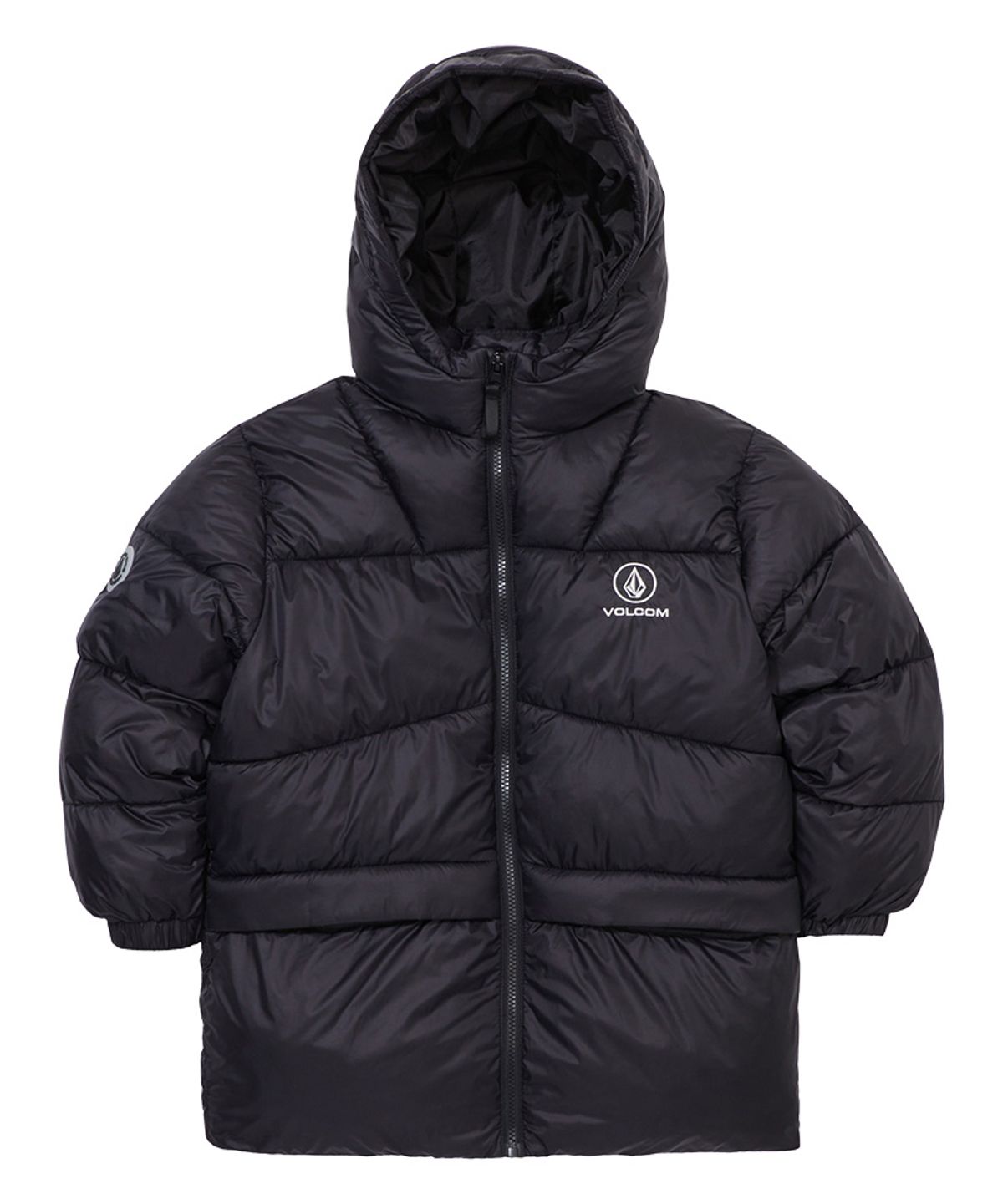 볼컴 키즈(VOLCOM KIDS) 포인트 후드 패딩 D5W008