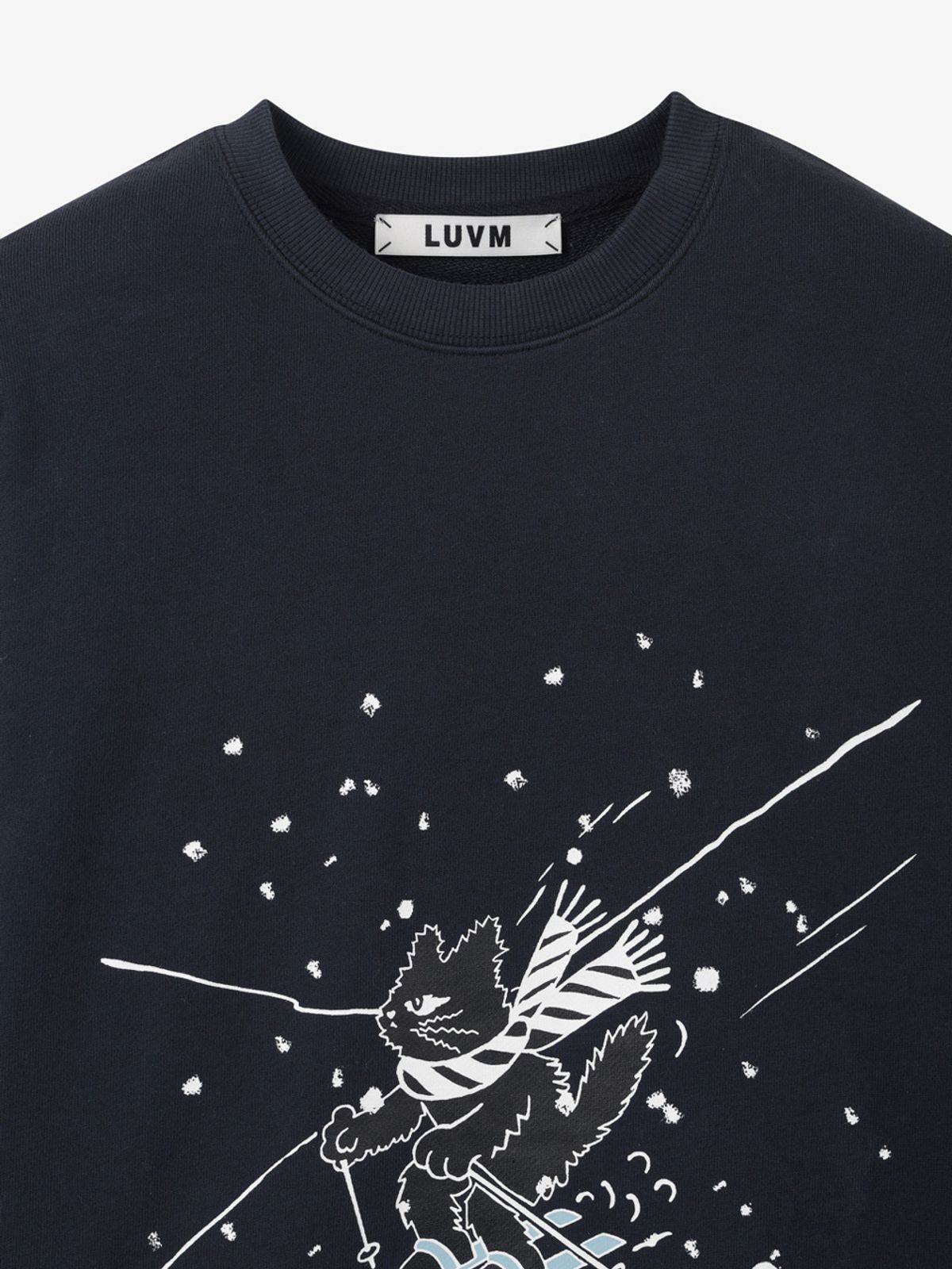 엘유브이엠(LUVM) WINTER MITCHI SWEATSHIRTS_NAVY