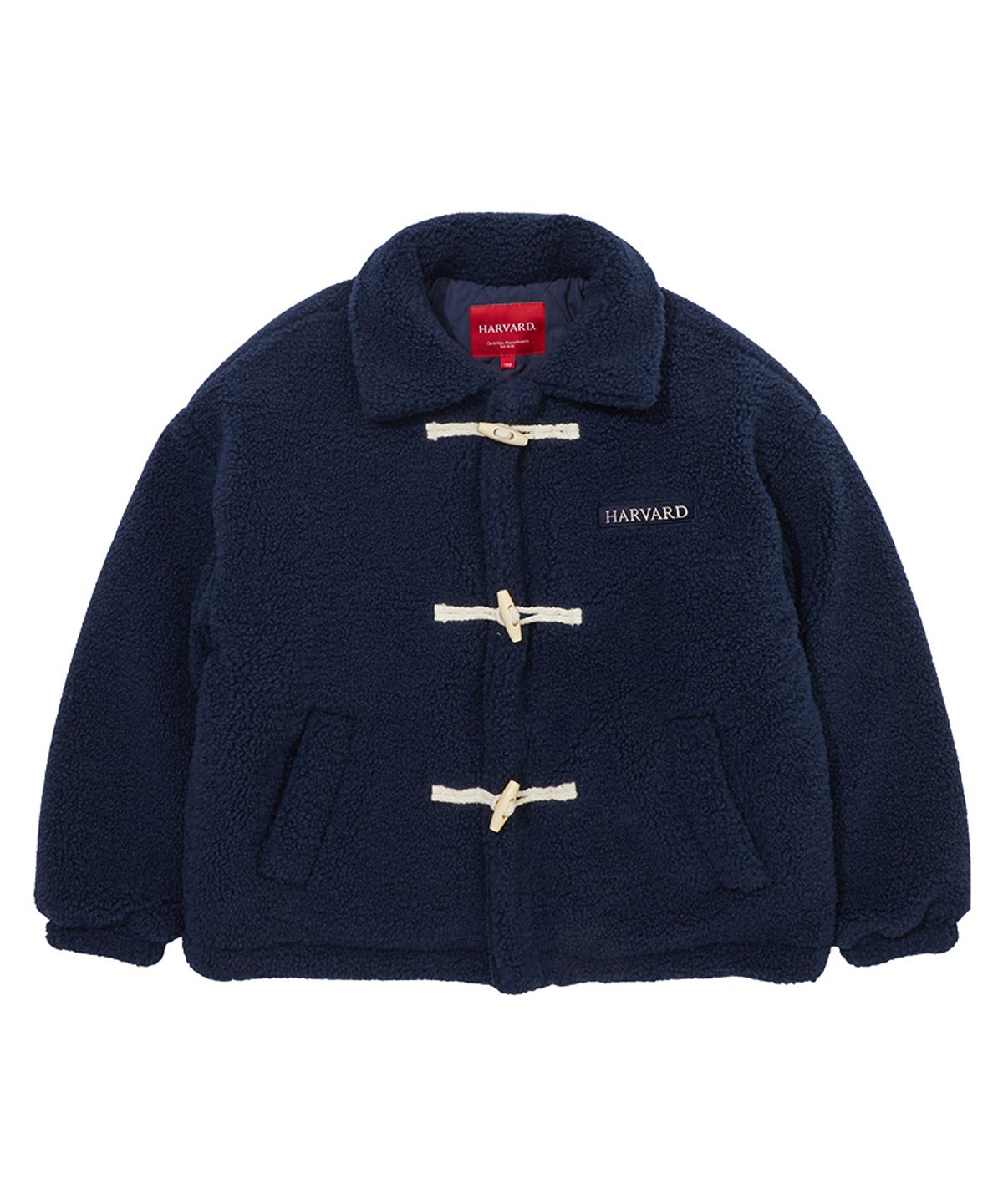 하버드 키즈(HARVARD KIDS) 뽀글이 카라 단추 포인트 자켓 B5F016