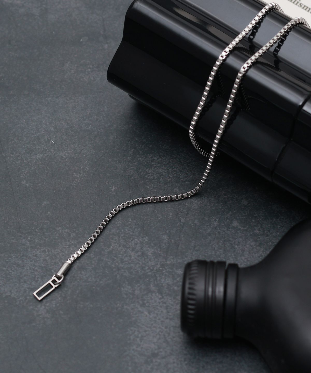 블랑시에르(BLANCIER) 루멘 박스 체인 2mm BM251N1090 남자 목걸이