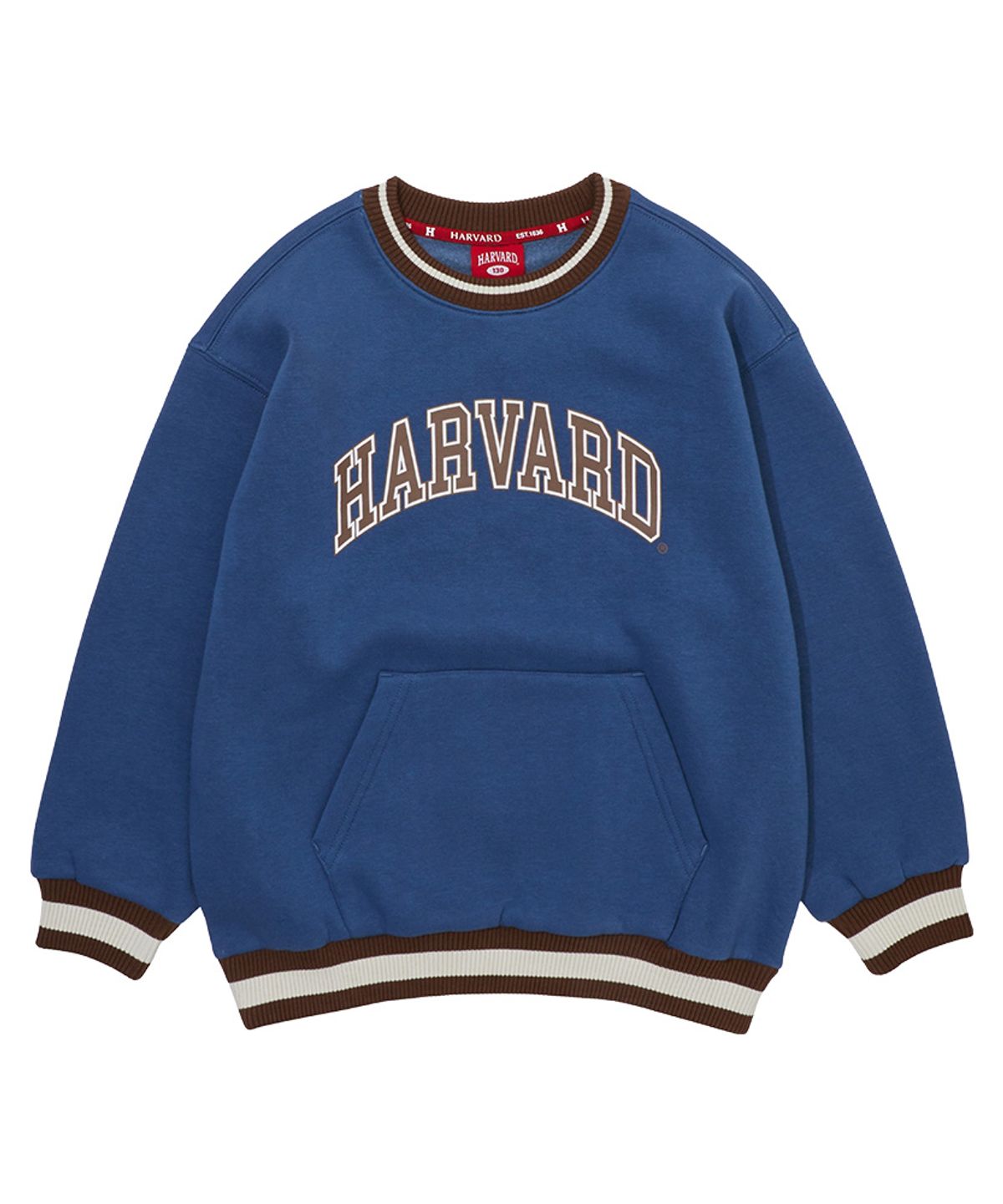 하버드 키즈(HARVARD KIDS) 캥거루 포켓 기모 맨투맨 B5W001