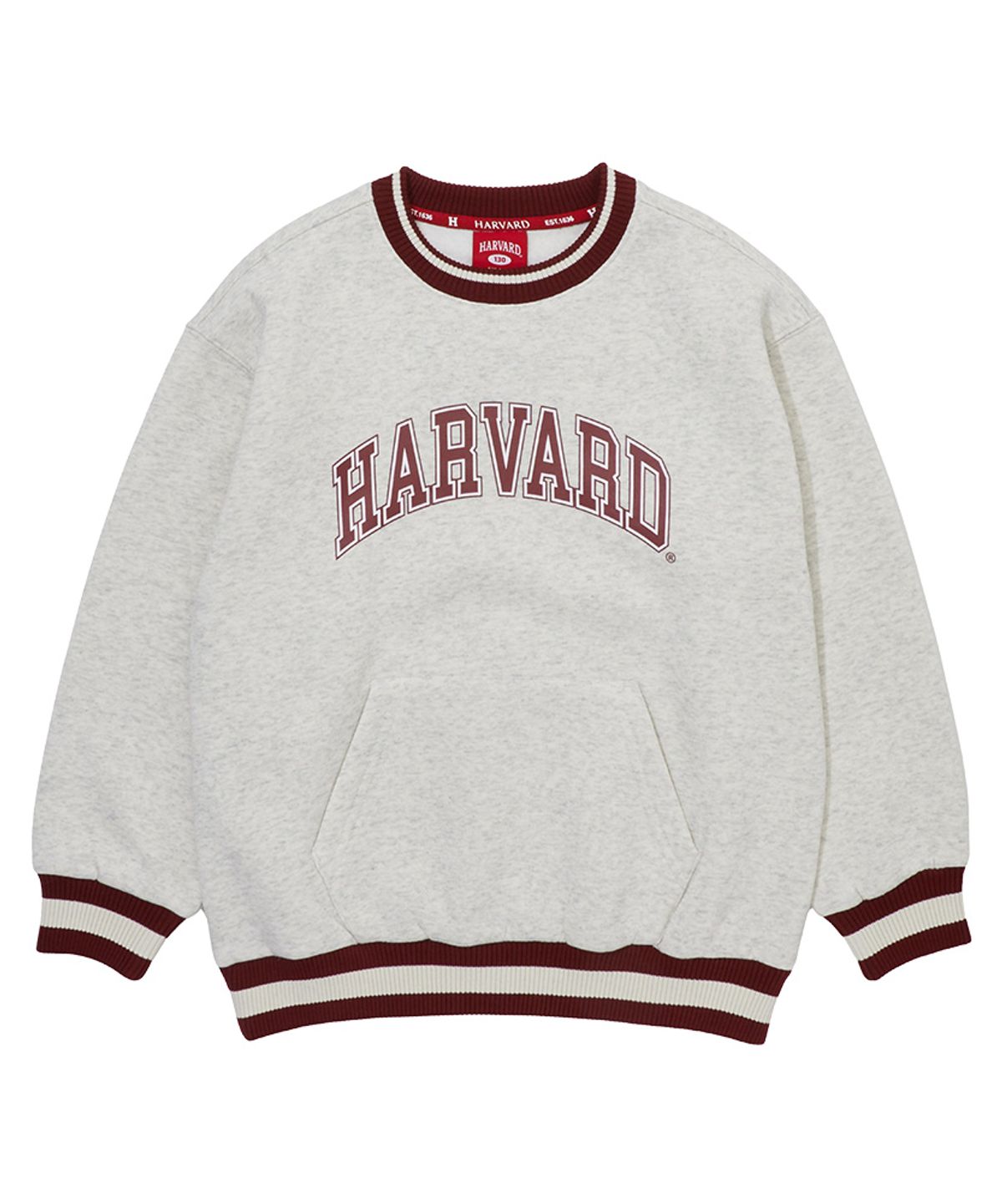 하버드 키즈(HARVARD KIDS) 캥거루 포켓 기모 맨투맨 B5W001