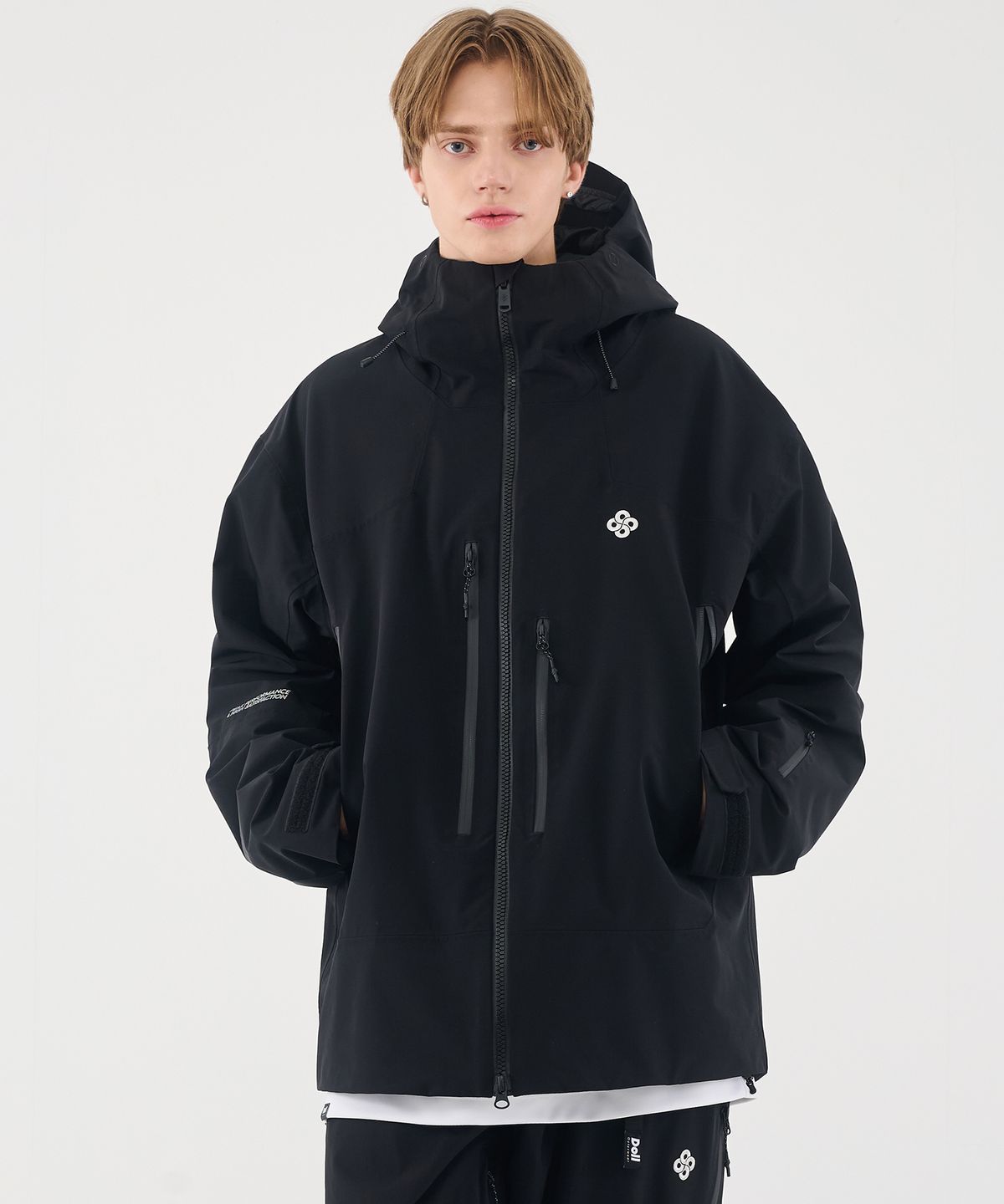 돌아우터웨어(DOLL OUTERWEAR) 2526 3L 이보크 자켓 BLACK 남녀공용