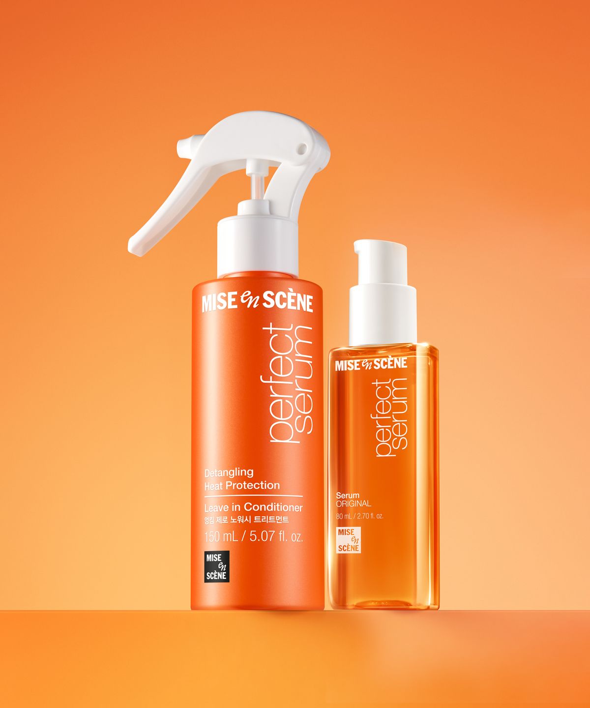 미쟝센(MISEENSCENE) 퍼펙트 세럼 80ml 3입+엉킴제로 노워시 트리트먼트 150ml