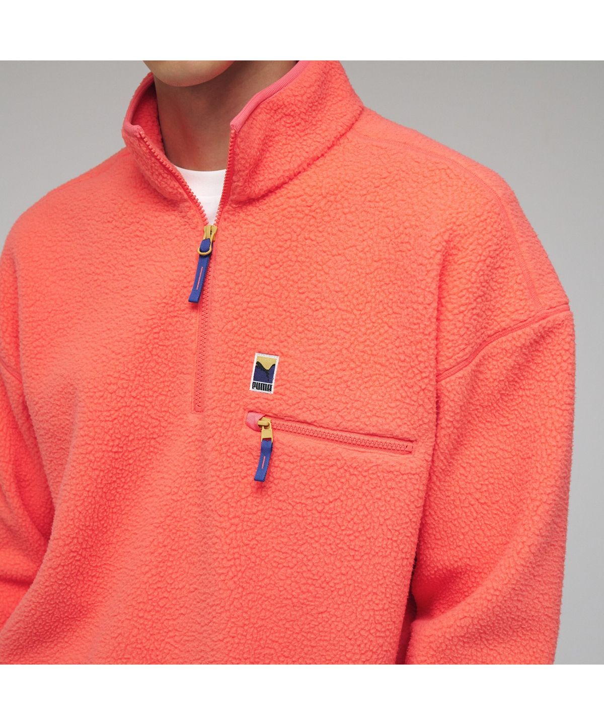 푸마(PUMA) 플리스 하프집업 티 U Fleece Half-zip Tee (52949101)