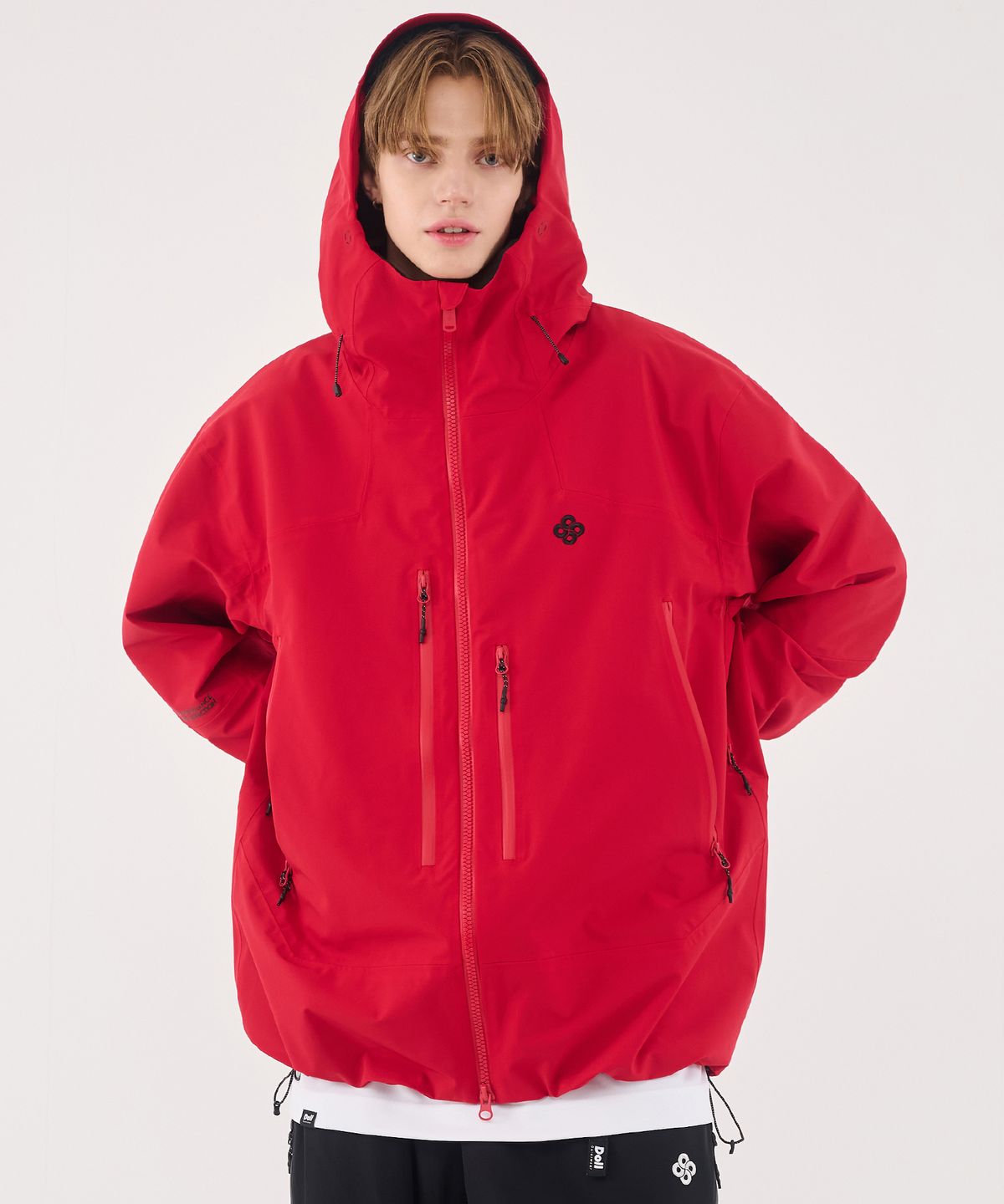 돌아우터웨어(DOLL OUTERWEAR) 2526 3L 이보크 자켓 RED 남녀공용