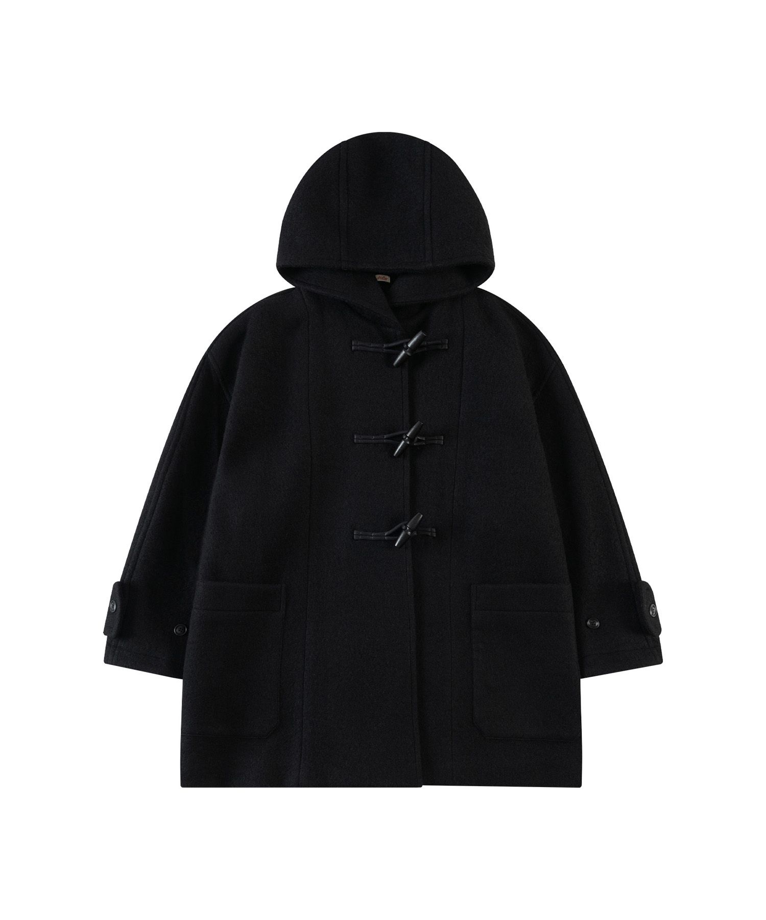 MUSINSA公式 | VANONE ATELIER O3761 アルパカダッフルコート_ブラック