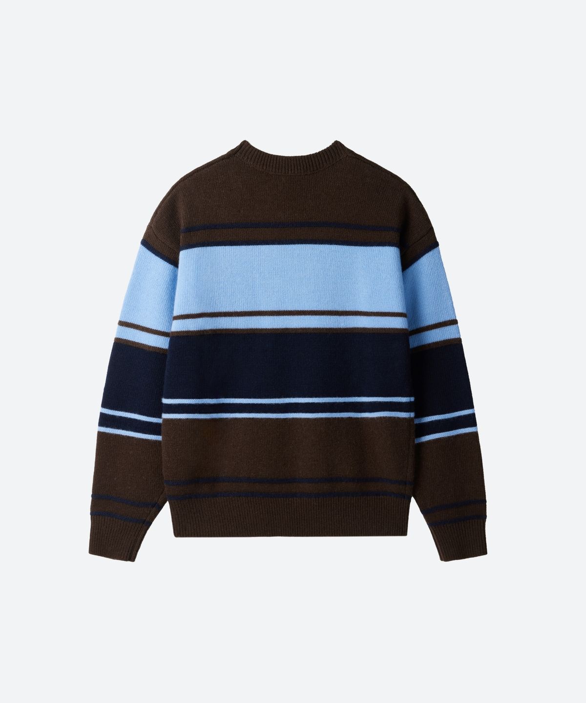 문선 아카이브(MOONSUN ARCHIVE) M.C UNISEX, Color Block Knit / Brown