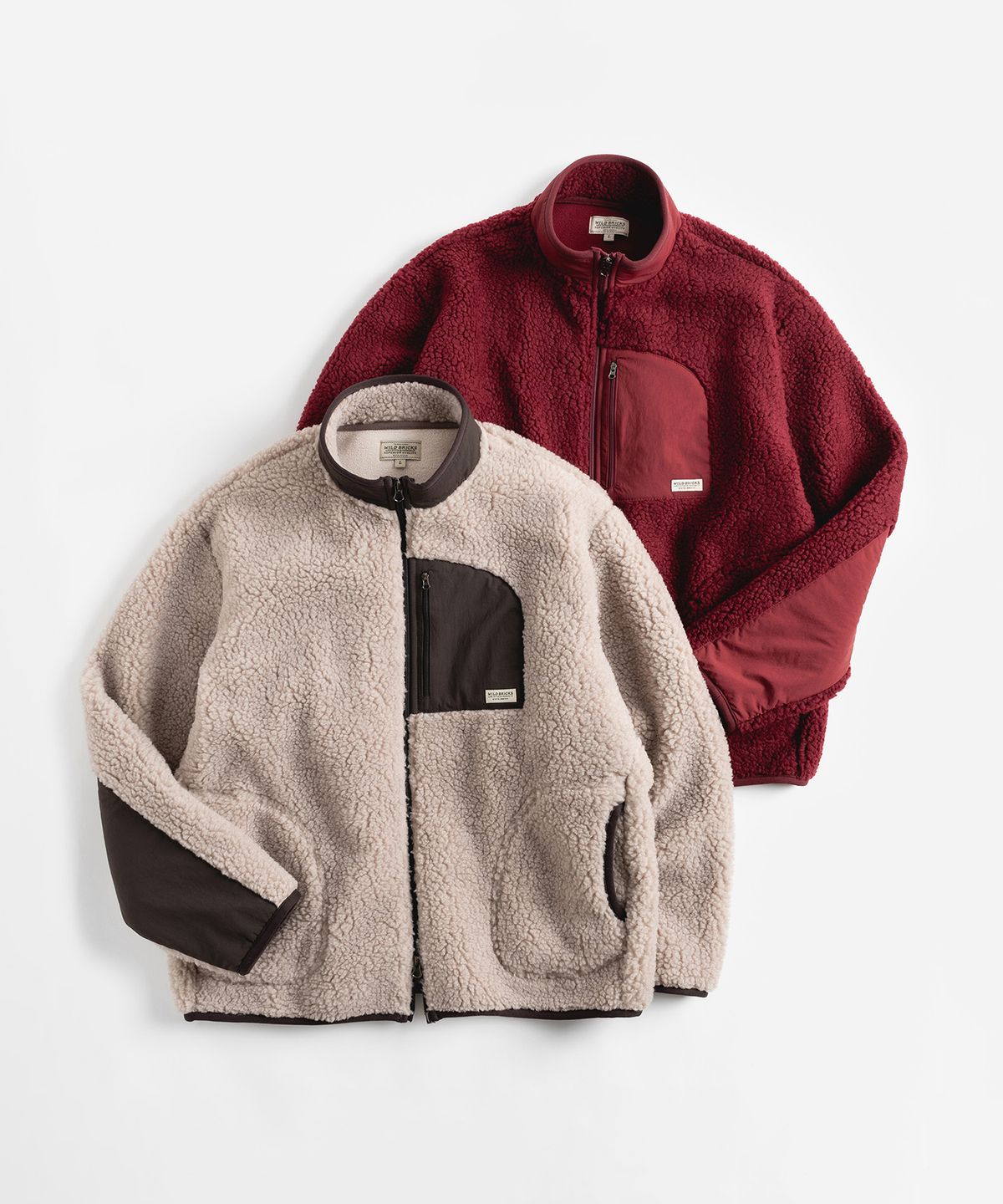 와일드 브릭스(WILD BRICKS) W24 FLEECE JACKET (red)