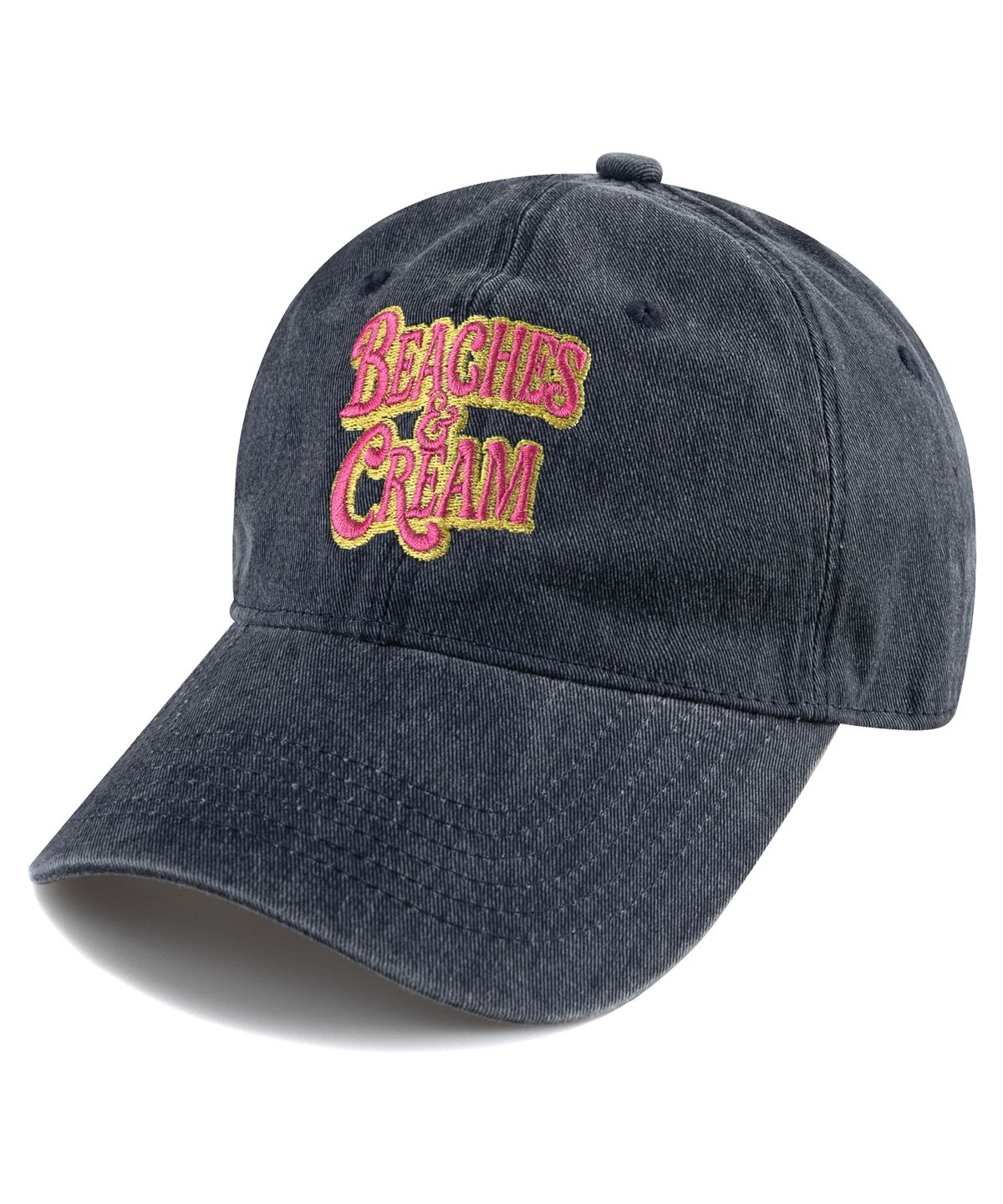 비치스앤크림(BEACHESANDCREAM) Shadow Pigment Ball cap-Navy
