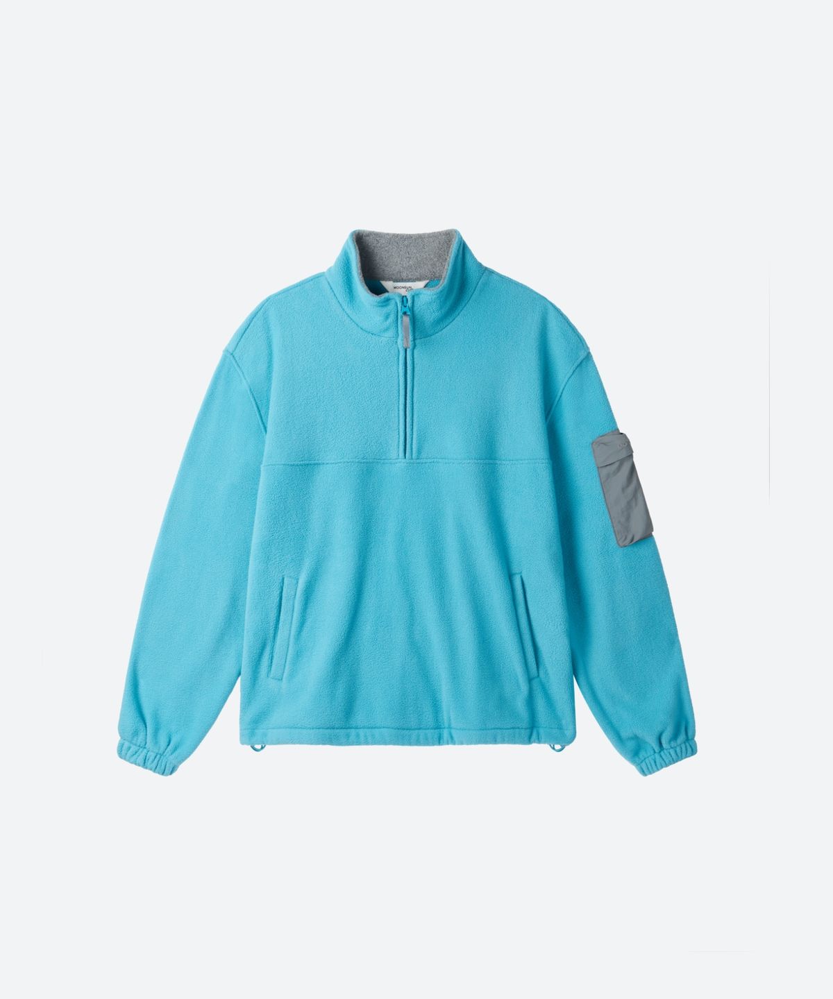문선 아카이브(MOONSUN ARCHIVE) MJ M.C UNISEX, Half Zip-up Fleece / Blue