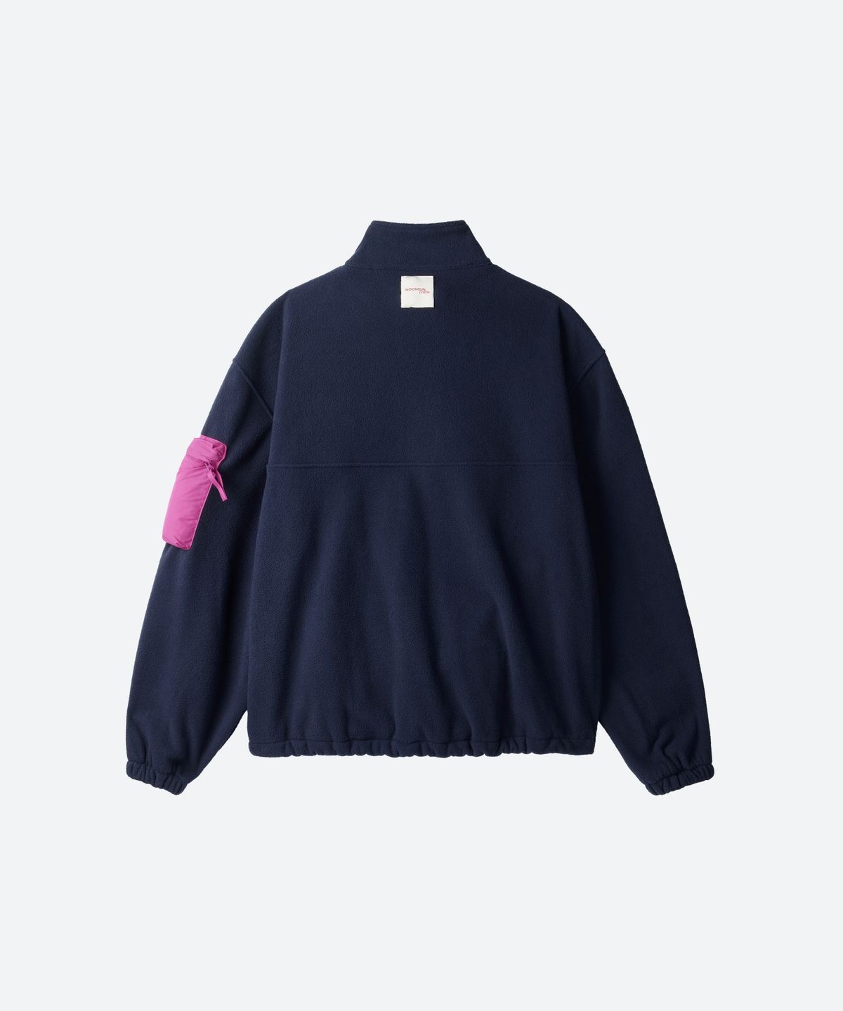 문선 아카이브(MOONSUN ARCHIVE) M.C UNISEX, Half Zip-up Fleece / Navy