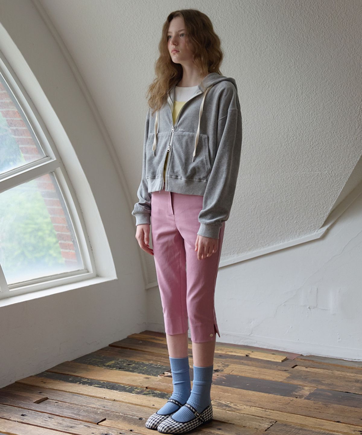 뮈르뮈르(MURMURE) 에덴 벨로아 집업 후디_Eden Hoodie
