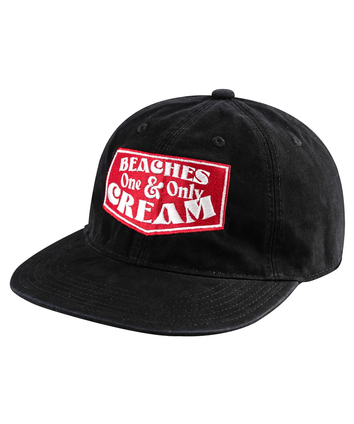 비치스앤크림(BEACHESANDCREAM) One Only Plat-Ball cap-Black