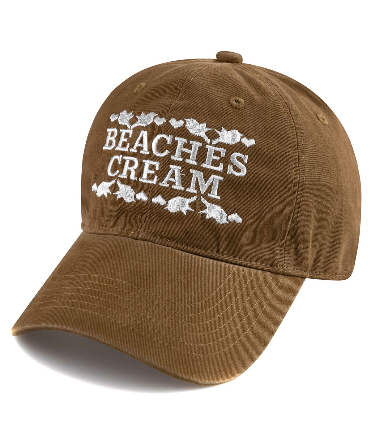 비치스앤크림(BEACHESANDCREAM) Love Piece Cation Ball cap-Beige