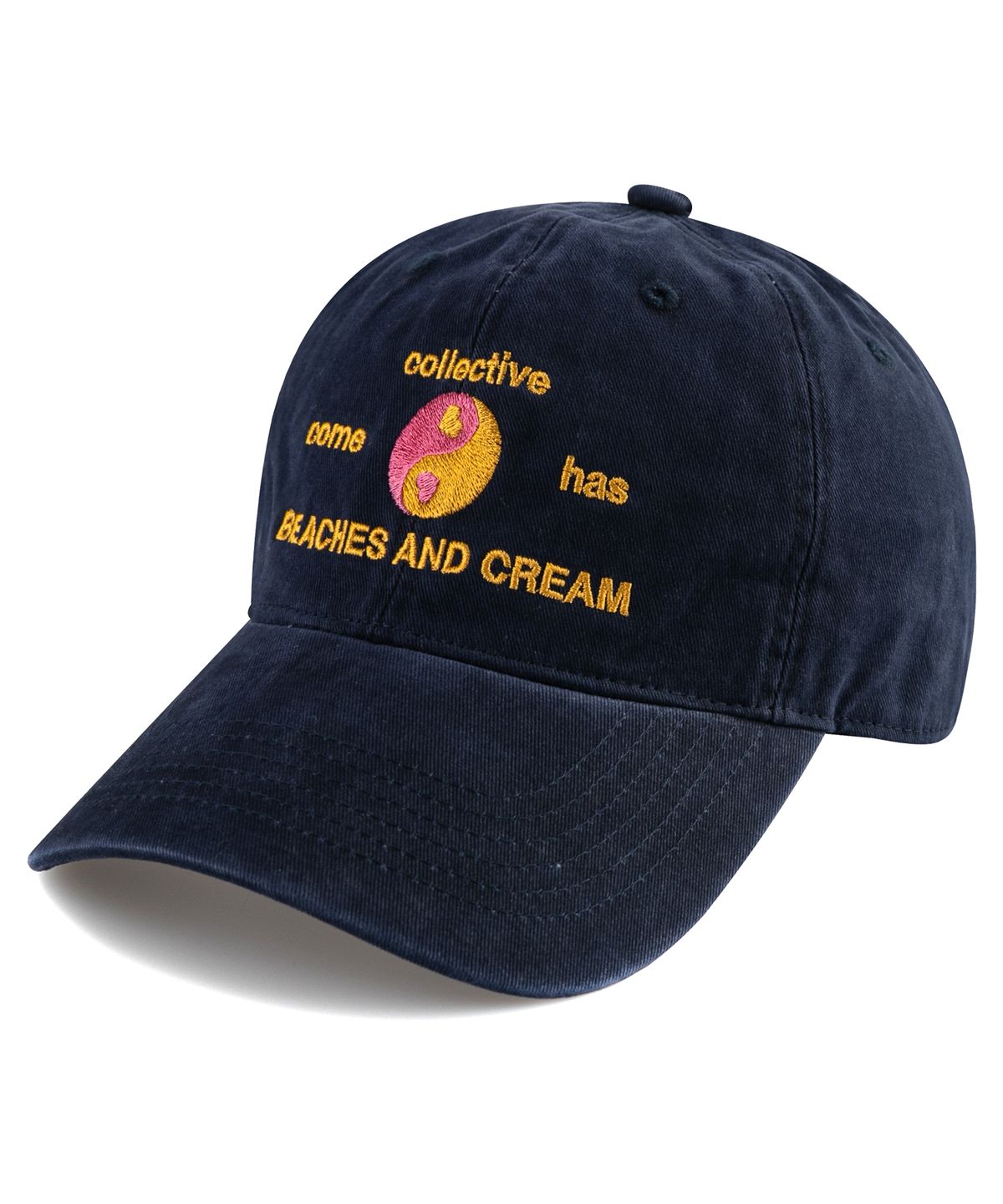 비치스앤크림(BEACHESANDCREAM) Collective Cation Ball cap-Navy