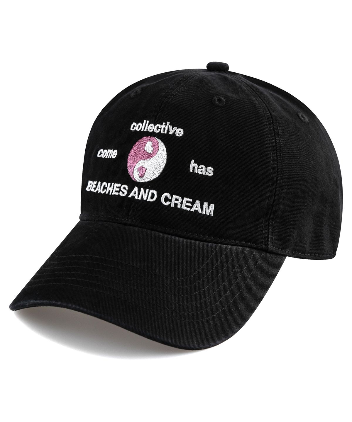 비치스앤크림(BEACHESANDCREAM) Collective Cation Ball cap-Black
