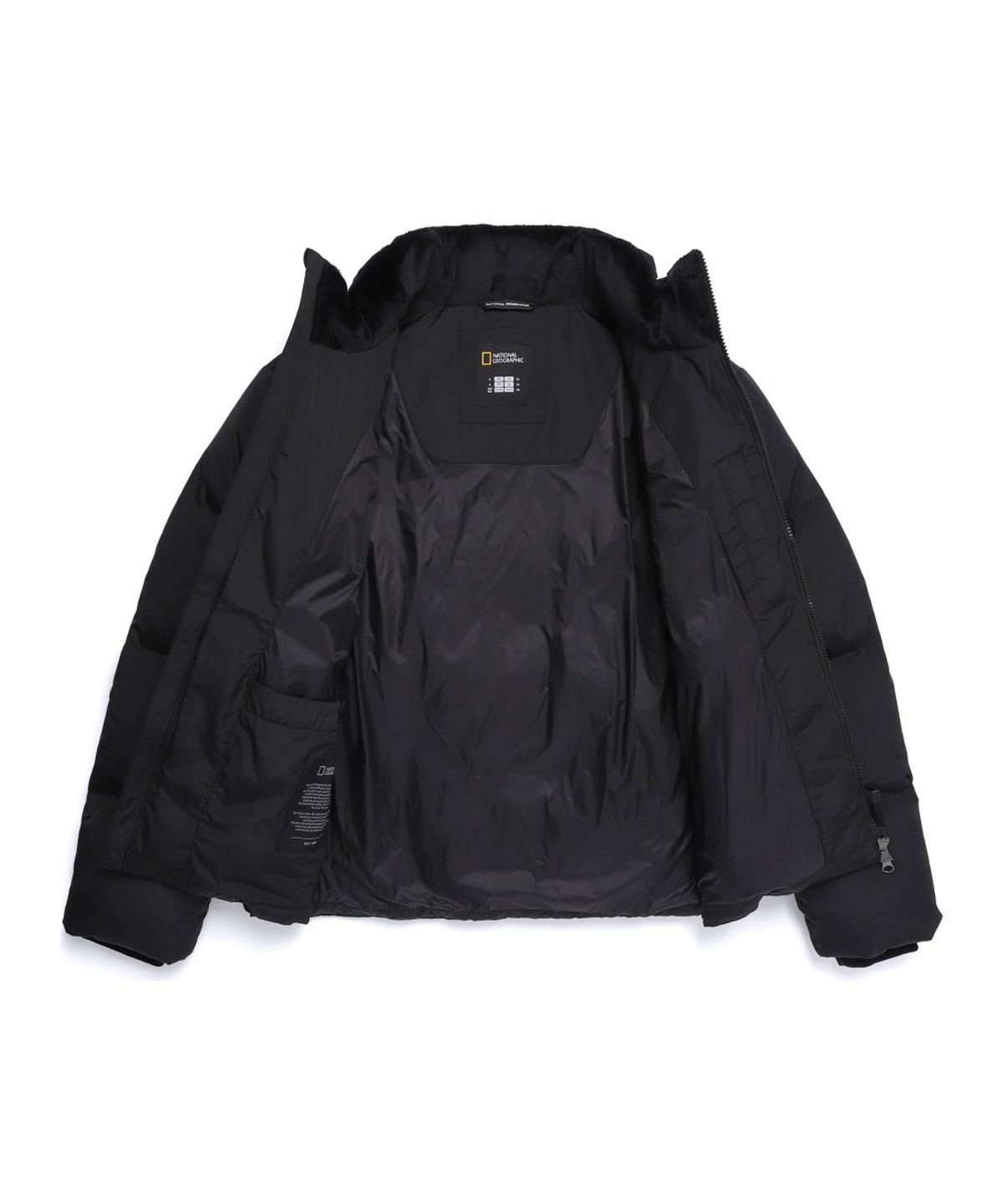 내셔널지오그래픽(NATIONALGEOGRAPHIC) N254UDW941 레이만 하이넥 덕다운 점퍼 BLACK