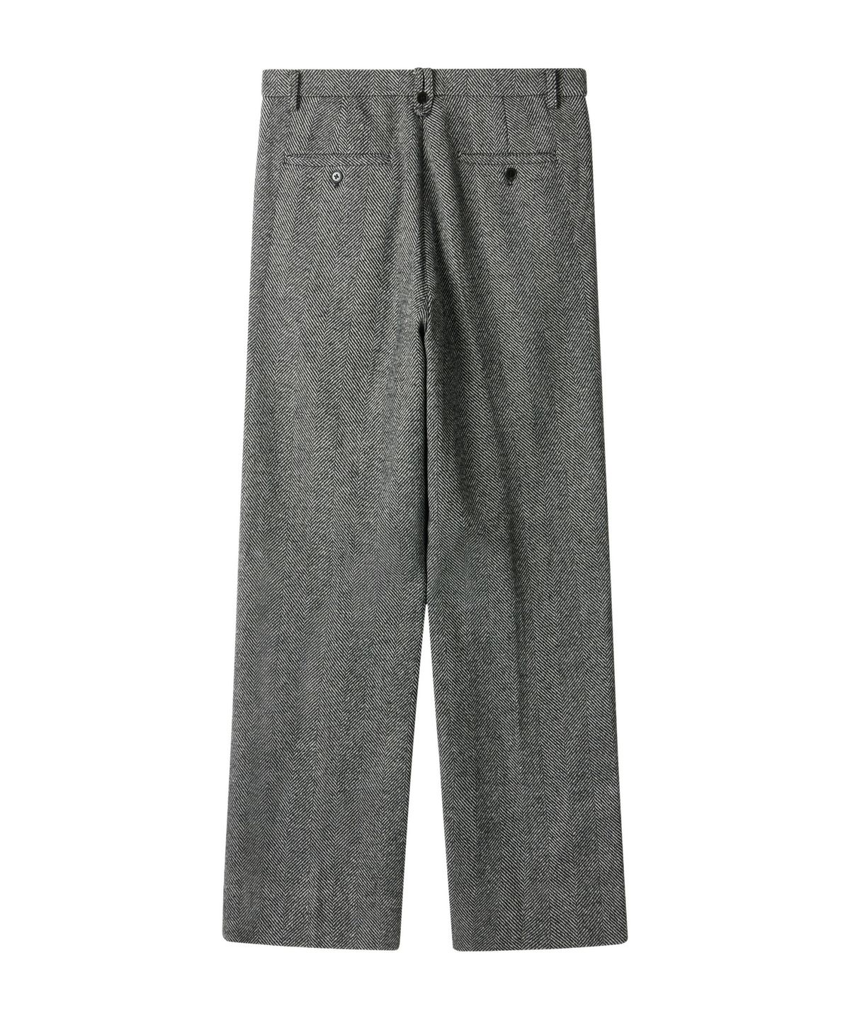 문선(MOONSUN) UNISEX, Herringbone Slacks / Gray