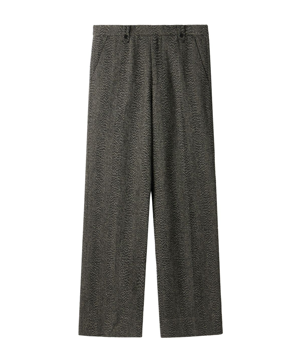 문선(MOONSUN) UNISEX, Herringbone Slacks / Brown