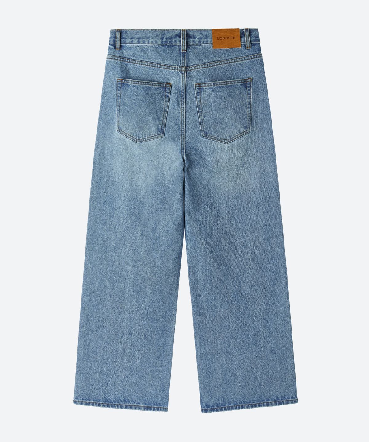 문선 아카이브(MOONSUN ARCHIVE) UNISEX, Loose-Fit Denim Pants / Light indigo