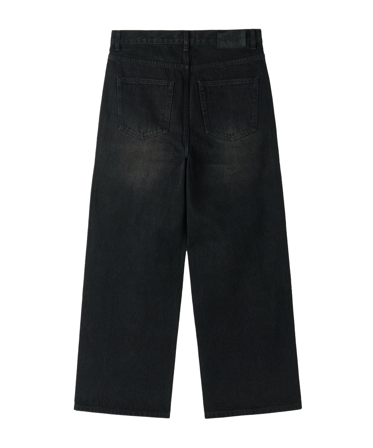 문선 아카이브(MOONSUN ARCHIVE) UNISEX, Loose-Fit Denim Pants / Washed black