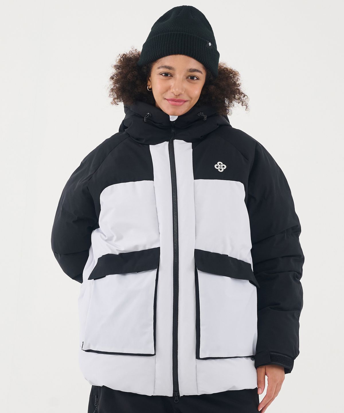 돌아우터웨어(DOLL OUTERWEAR) 2526 미카 패딩 자켓 BLACK 남녀공용