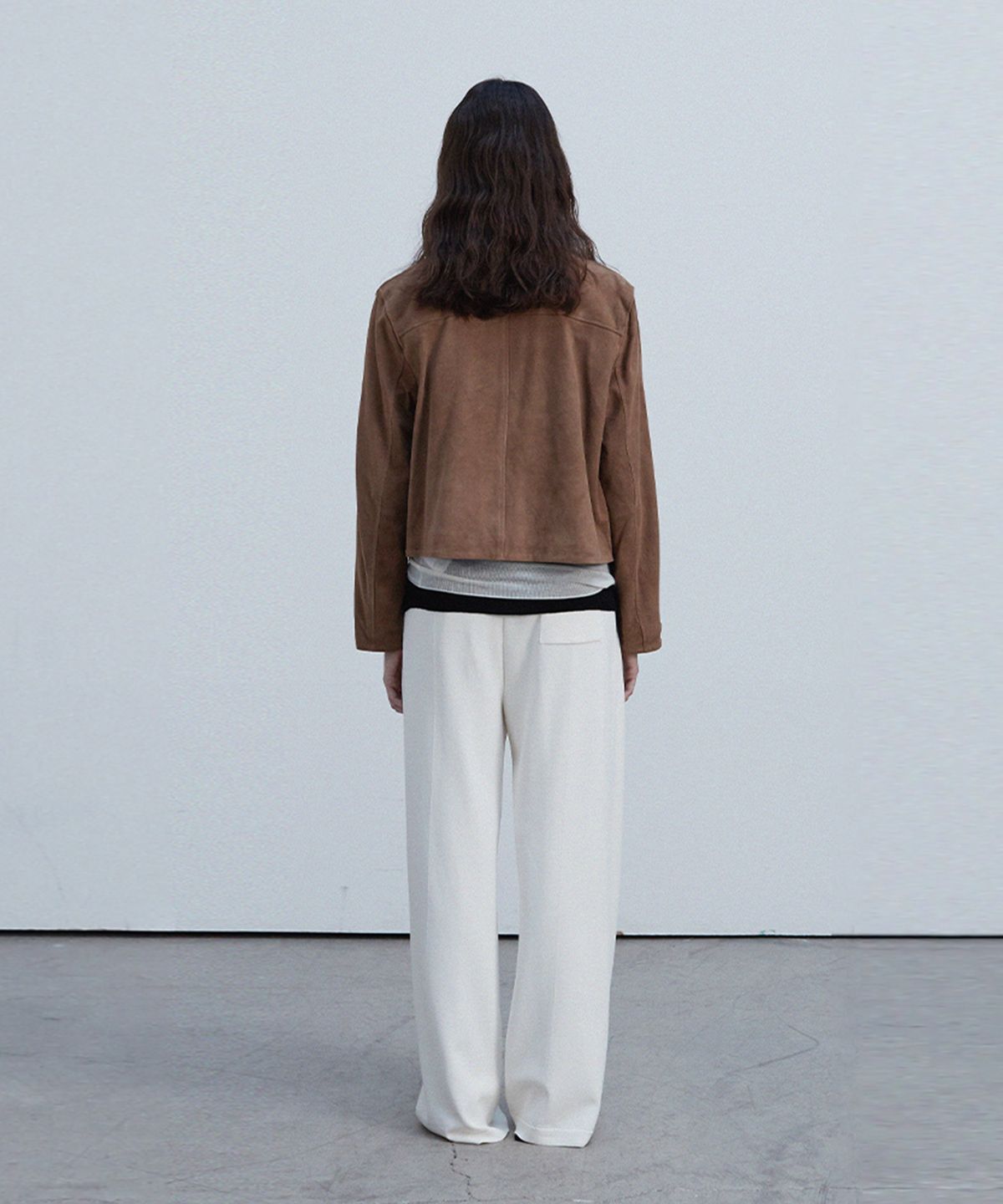 베르데마르(VERDEMAR) Suede Three Button JK_Mocha Mousse