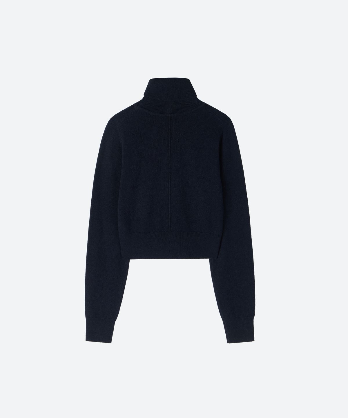 문선 아카이브(MOONSUN ARCHIVE) MJ Crop Turtle Neck Knit / Navy