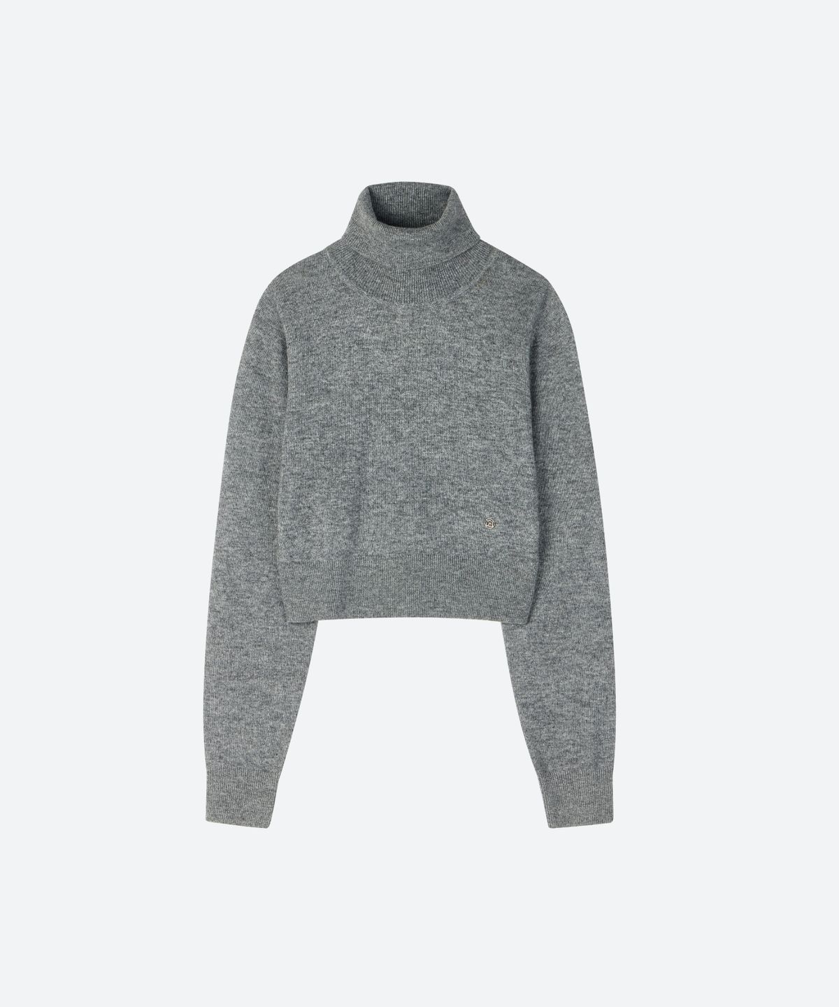 문선 아카이브(MOONSUN ARCHIVE) MJ Crop Turtle Neck Knit / Gray