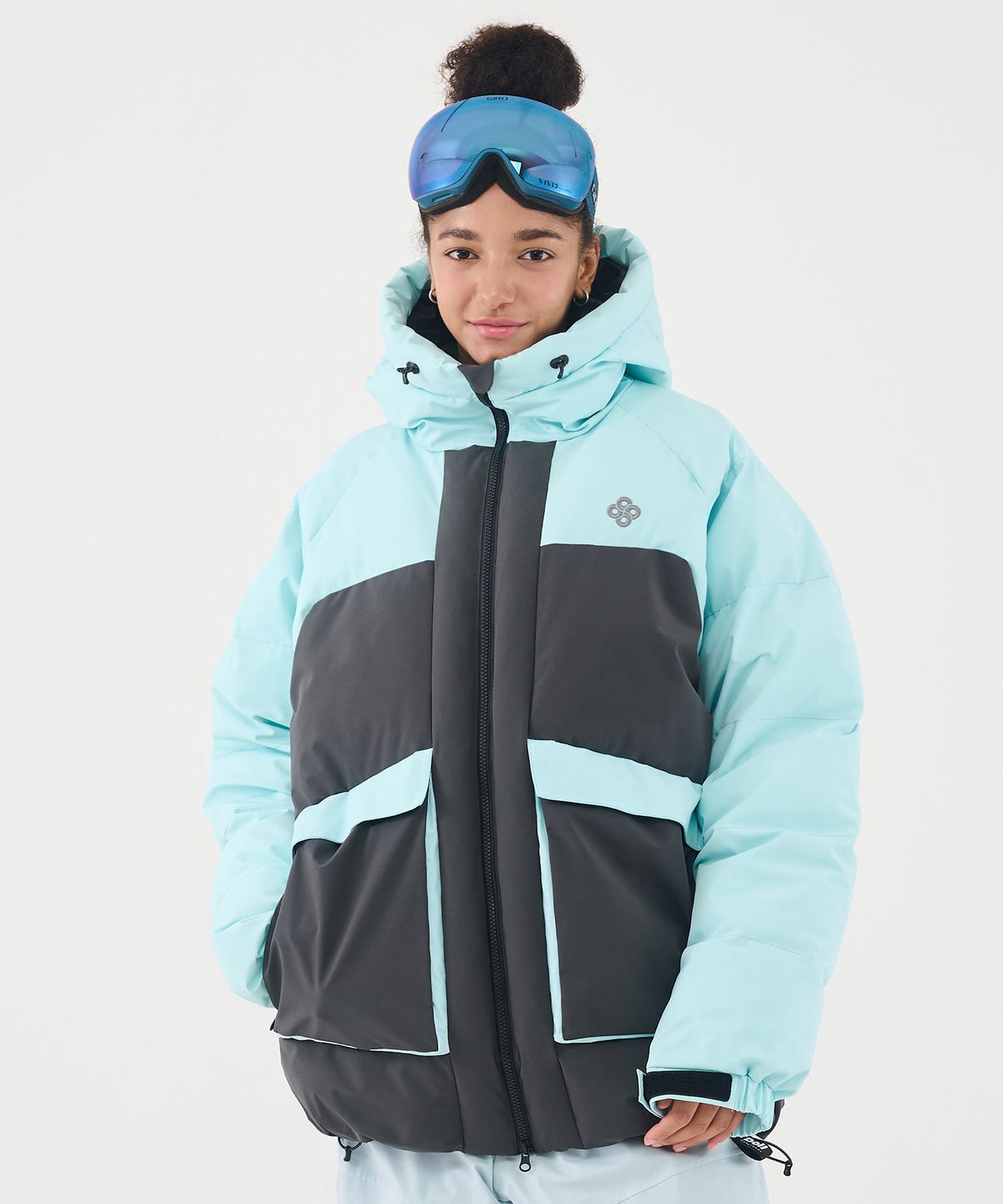 돌아우터웨어(DOLL OUTERWEAR) 2526 미카 패딩 자켓 CHACOAL 남녀공용